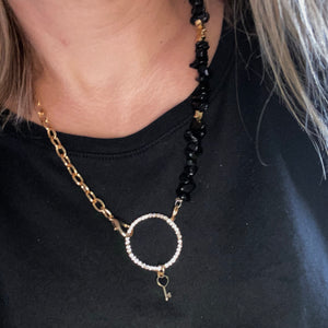 Black and Gold Necklace