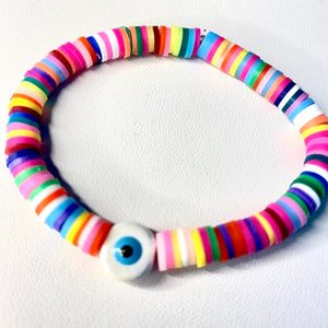 Rainbow bracelets set