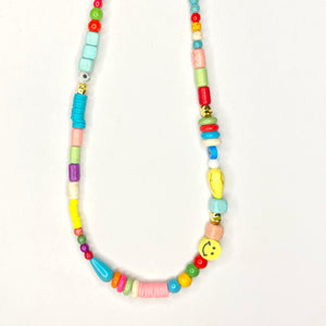 Smiley colored necklace