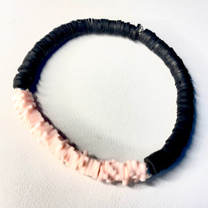 Pink and zebra  bracelets set