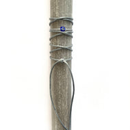 Minimal grey Easter Candle (λαμπάδα)