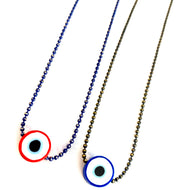 Eye short necklace