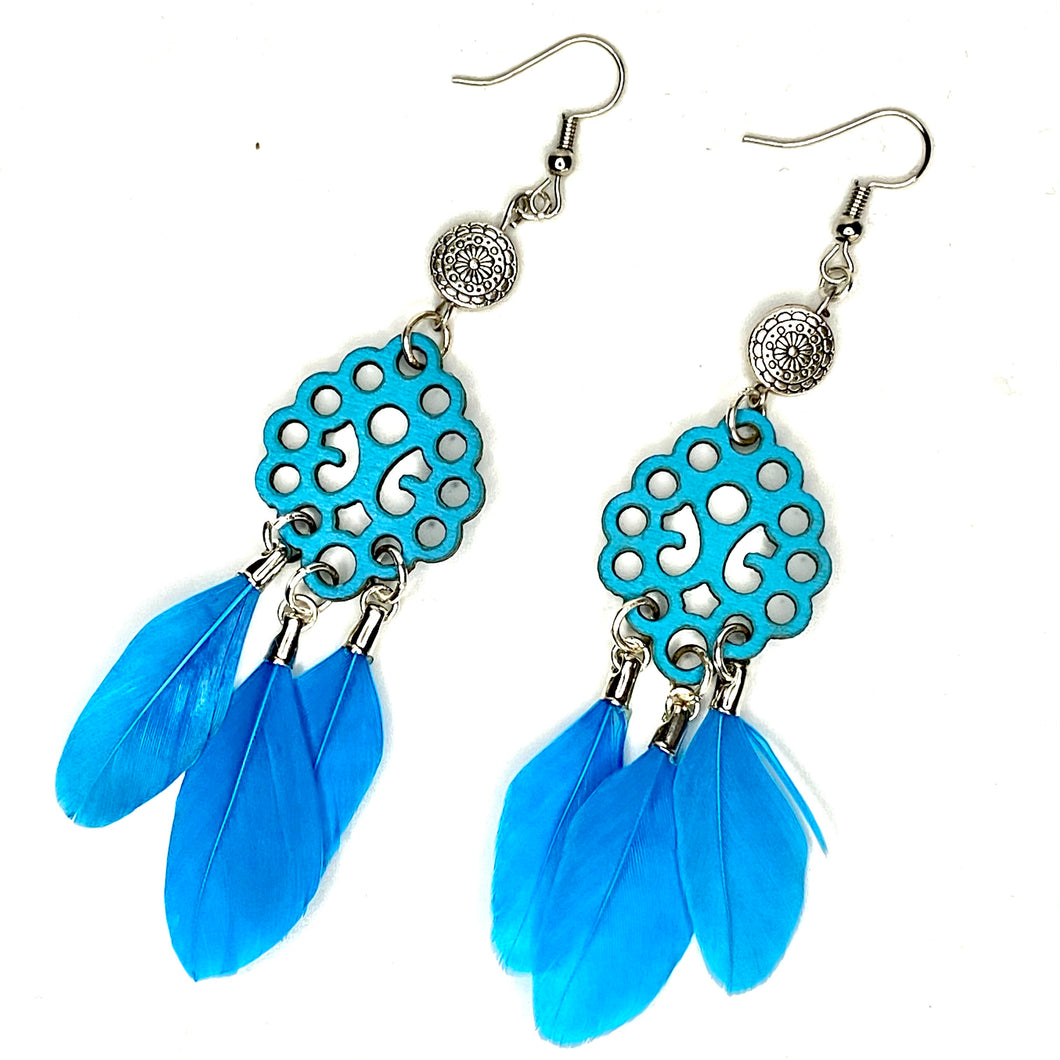 Boho - Ethnic Feather earings