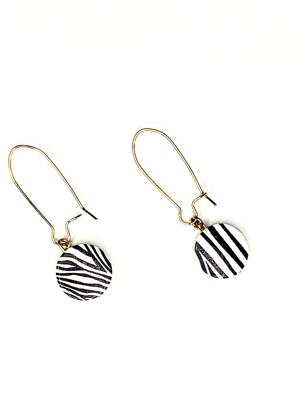 Zebra earings