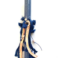 Blue girly easter candle (λαμπάδα)