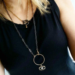 Long chain necklace