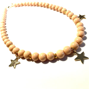 Pastel pink necklace