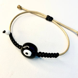 Black eye bracelets set